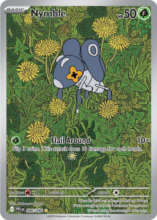 Nymble - 096/094 096/094 Illustration Rare Phantasmal Flames Pokémon card