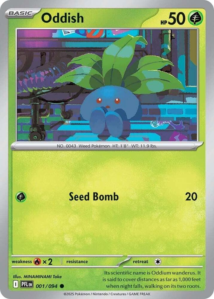 Oddish - 001/094 Common ME02: Phantasmal Flames