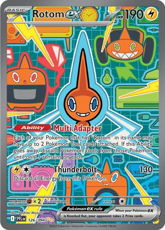 Rotom ex - 126/094 126/094 Special Illustration Rare Phantasmal Flames Pokémon card