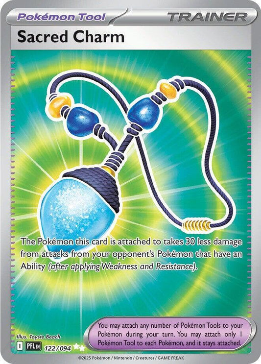 Sacred Charm - 122/094 122/094 Ultra Rare Phantasmal Flames Pokémon card