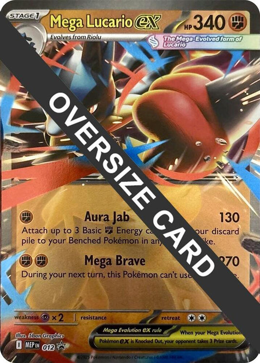 Mega Lucario ex - 012 012 Promo Jumbo Cards Pokémon card