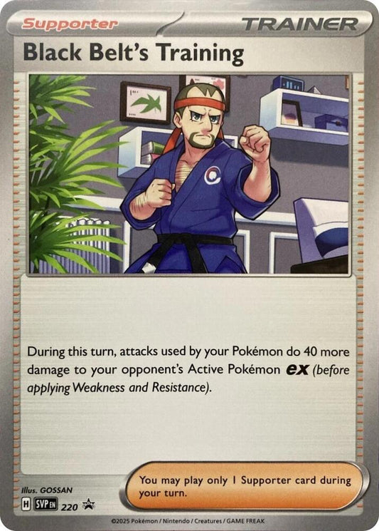 Black Belt's Training - 220 220 Promo Scarlet & Violet Promo Cards Pokémon card