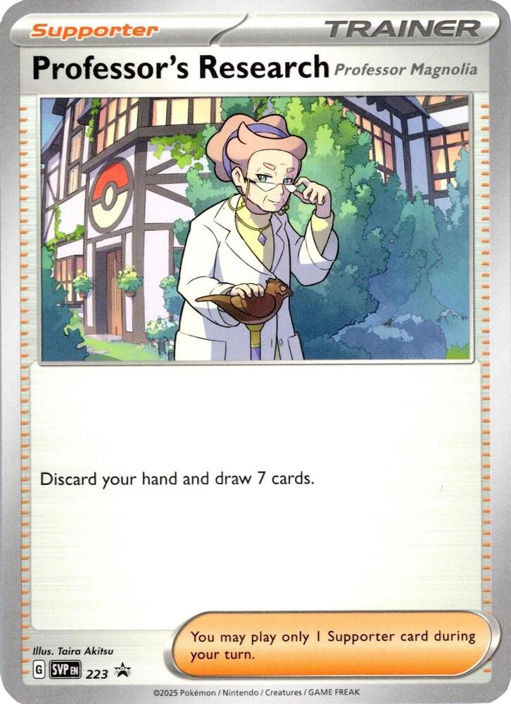 Professor's Research [Professor Magnolia] - 223 223 Promo Scarlet & Violet Promo Cards Pokémon card