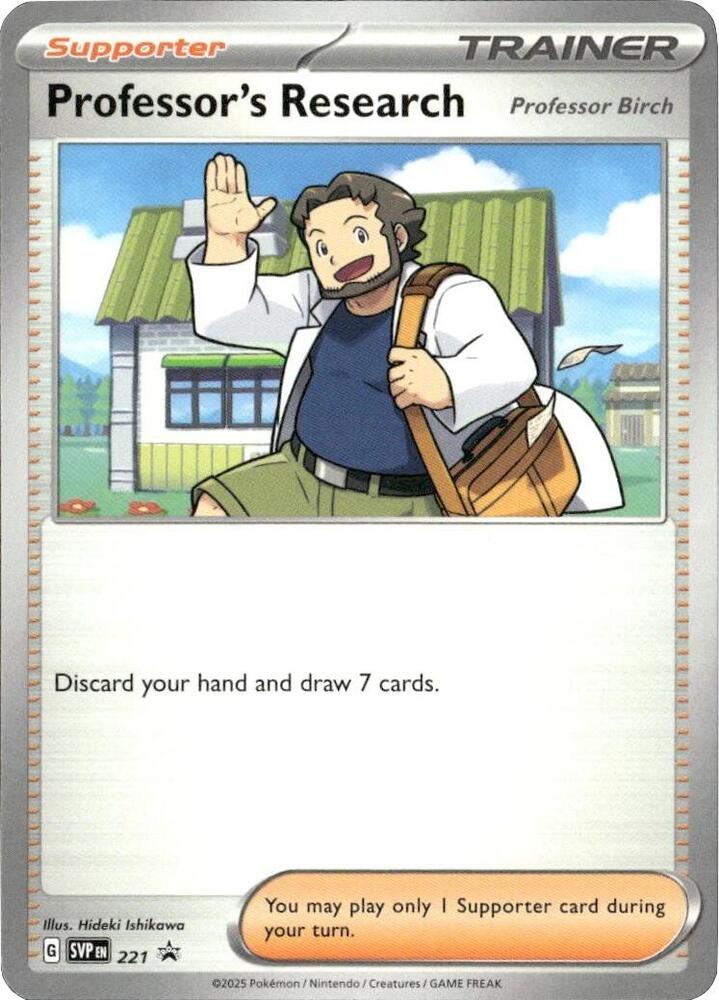 Professor's Research [Professor Birch] - 221 221 Promo Scarlet & Violet Promo Cards Pokémon card