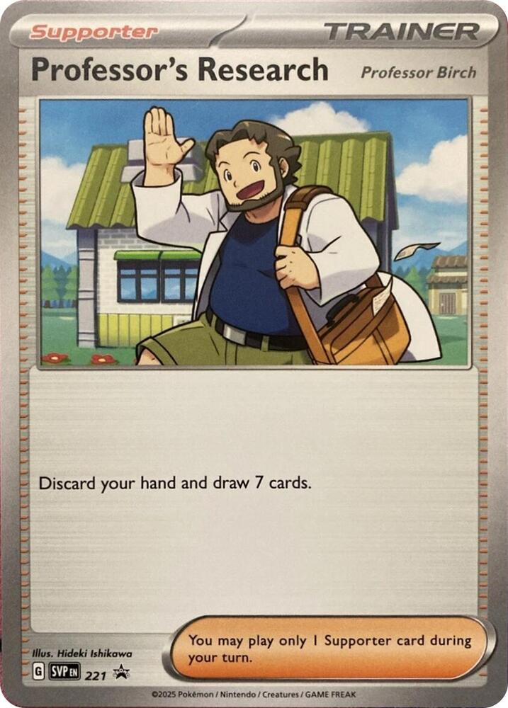 Professor's Research - 221 - 221 Promo SV: Scarlet & Violet Promo Cards