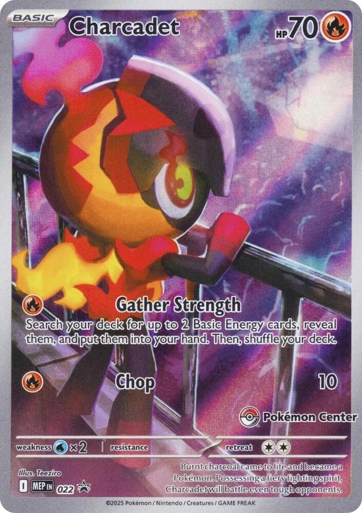 Charcadet - 022 (Pokemon Center Exclusive) - 22 Promo ME: Mega Evolution Promo