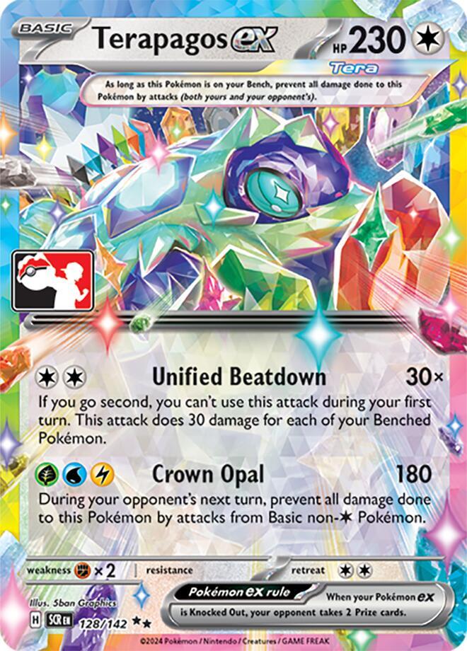 Terapagos ex - 128/142 (Prize Pack Series 7) 128/142 Double Rare Prize Pack Series Cards Pokémon card