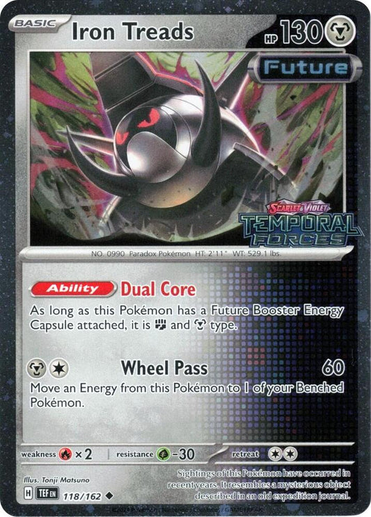 Iron Treads (Temporal Forces Stamped) 118/162 Uncommon Miscellaneous Cards & Products Pokémon card
