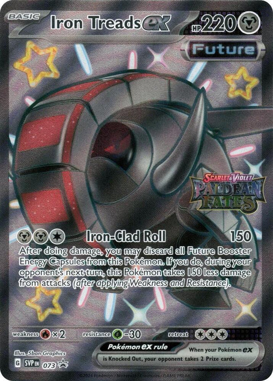 Iron Treads ex - 073 (Paldean Fates Stamped) - 073 Promo Miscellaneous Cards & Products