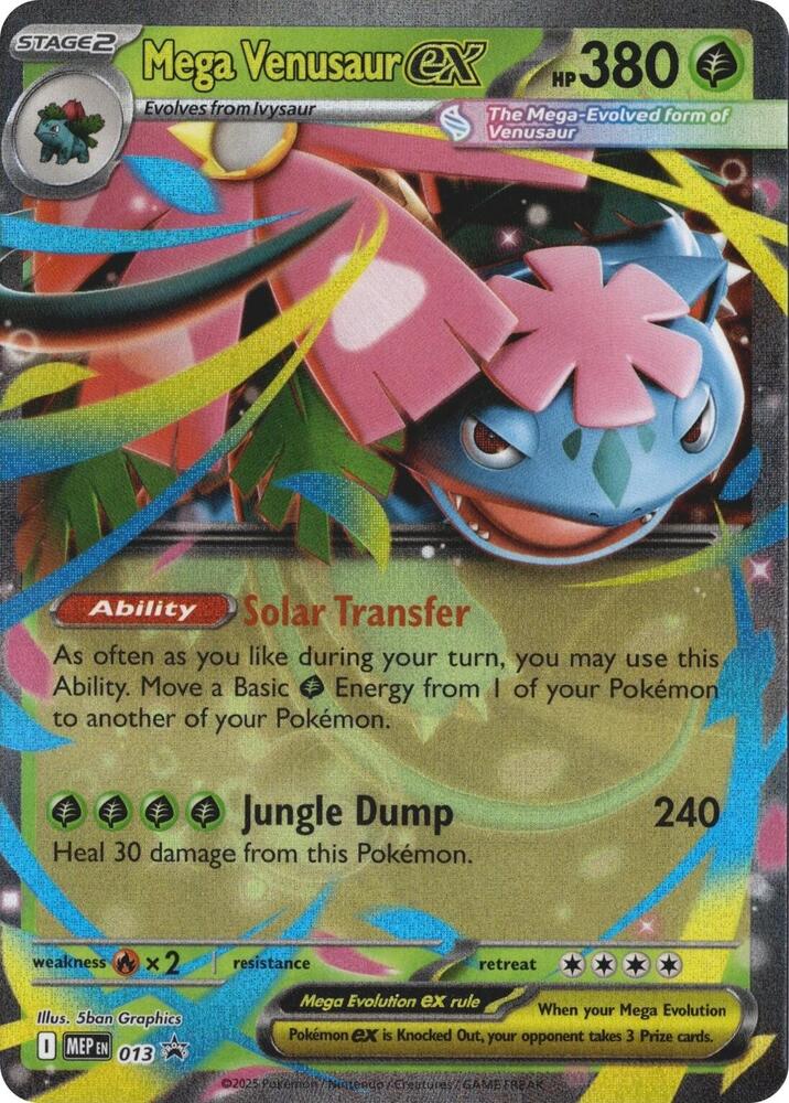 Mega Venusaur ex - 013 - 13 Promo ME: Mega Evolution Promo