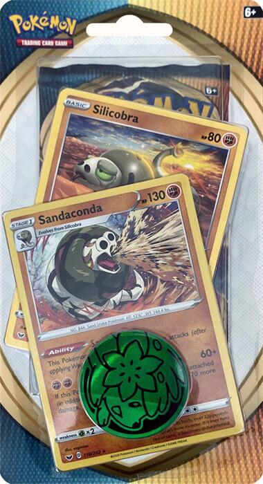 Sword & Shield Single Blister Pack [Silicobra & Sandaconda] - SWSH03: Darkness Ablaze