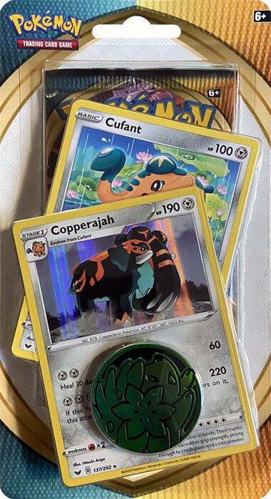 Sword & Shield Single Blister Pack [Cufant & Copperajah] Darkness Ablaze Pokémon card
