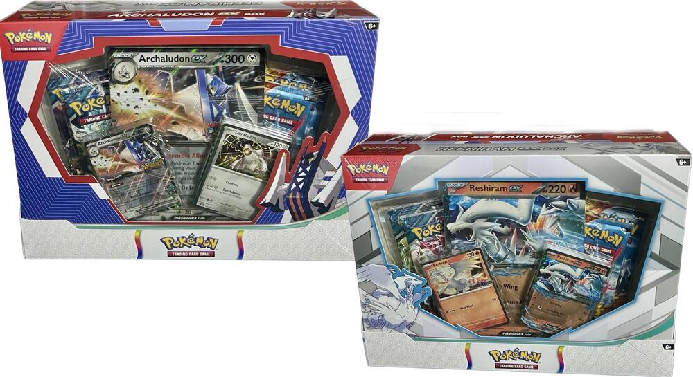 Reshiram & Archaludon ex Box [Set of 2] - Miscellaneous Cards & Products