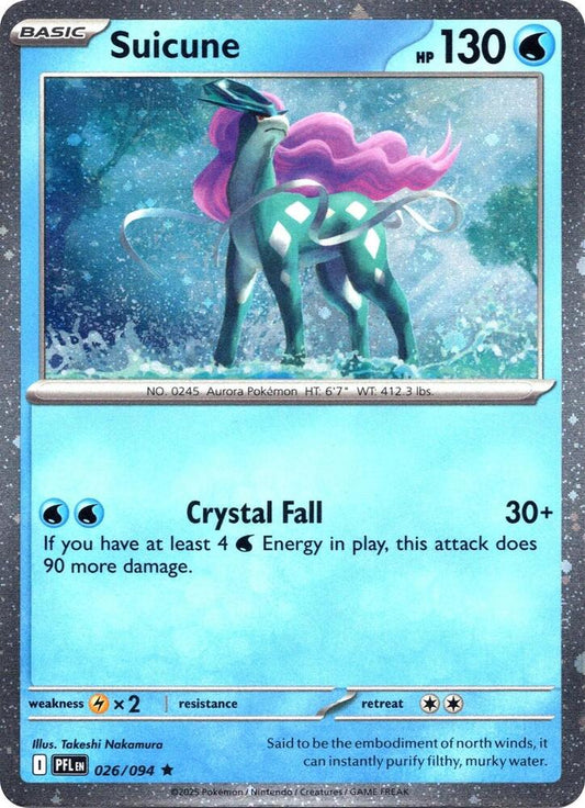 Suicune (Cosmos Holo) 026/094 Rare Miscellaneous Cards & Products Pokémon card