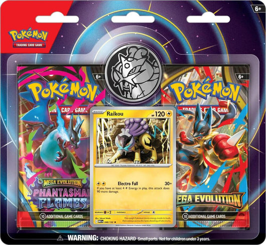 2-Pack Blister [Raikou] (3-tab) Miscellaneous Cards & Products Pokémon card