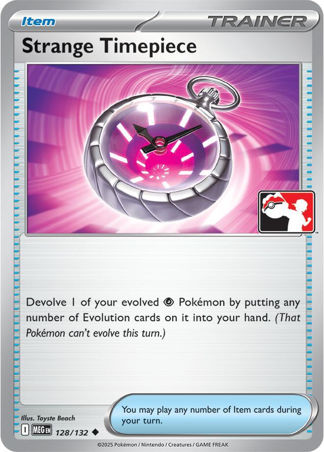 Strange Timepiece - 128/132 128/132 Uncommon Prize Pack Series Cards Pokémon card