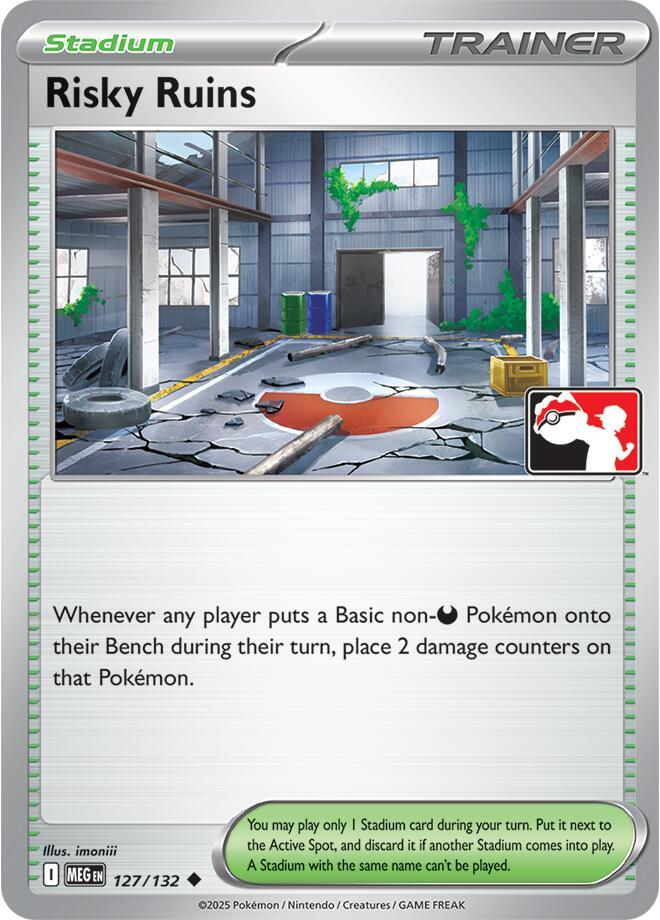Risky Ruins - 127/132 127/132 Uncommon Prize Pack Series Cards Pokémon card