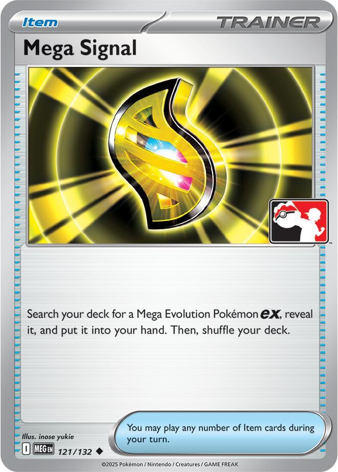 Mega Signal - 121/132 121/132 Uncommon Prize Pack Series Cards Pokémon card