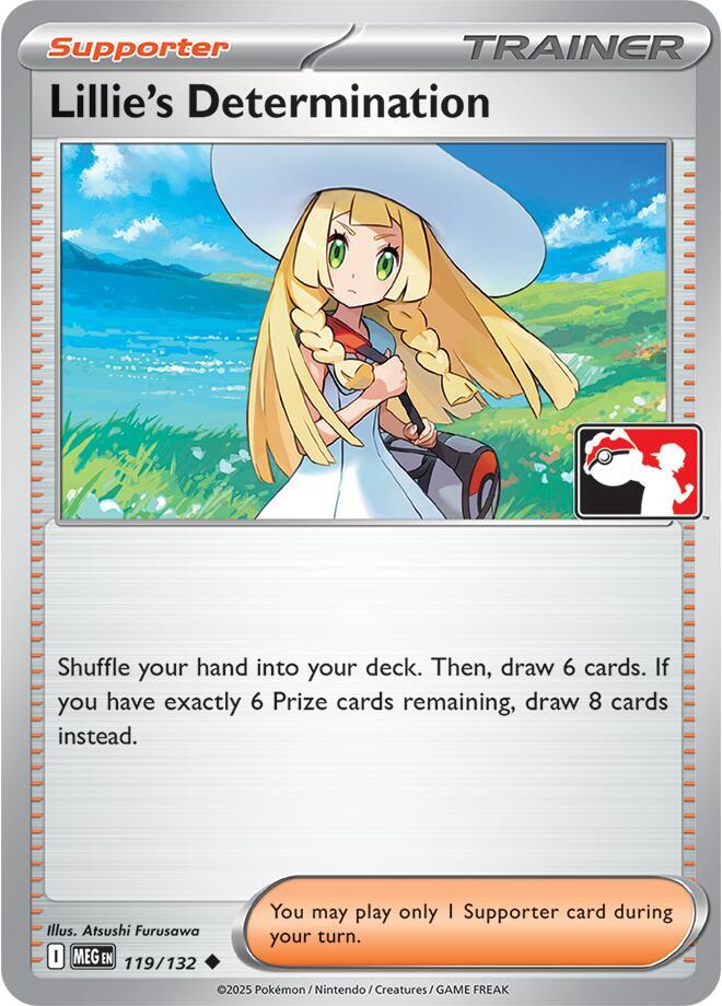Lillie's Determination - 119/132 119/132 Uncommon Prize Pack Series Cards Pokémon card