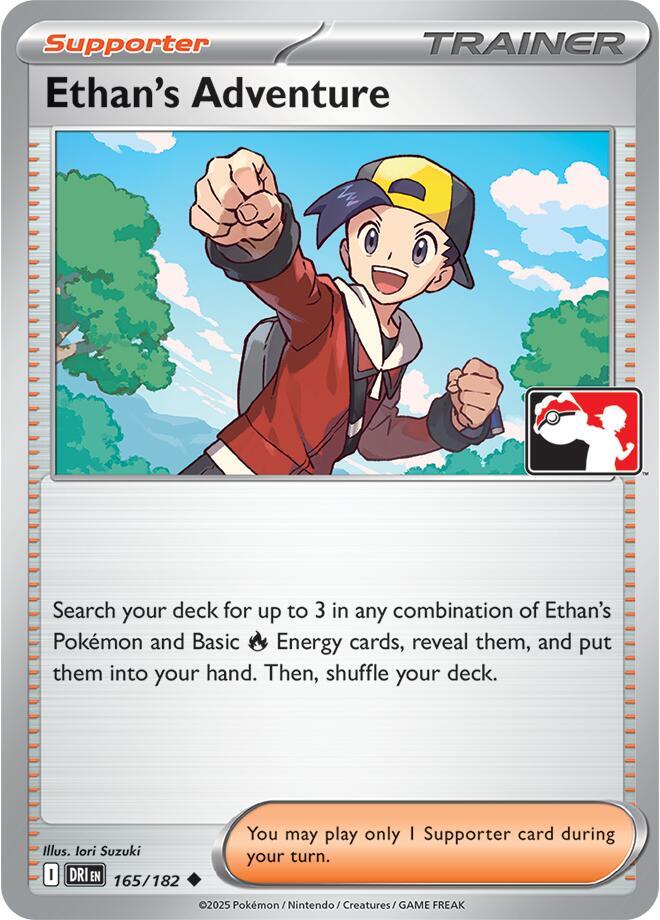 Ethan's Adventure - 165/182 165/182 Uncommon Prize Pack Series Cards Pokémon card