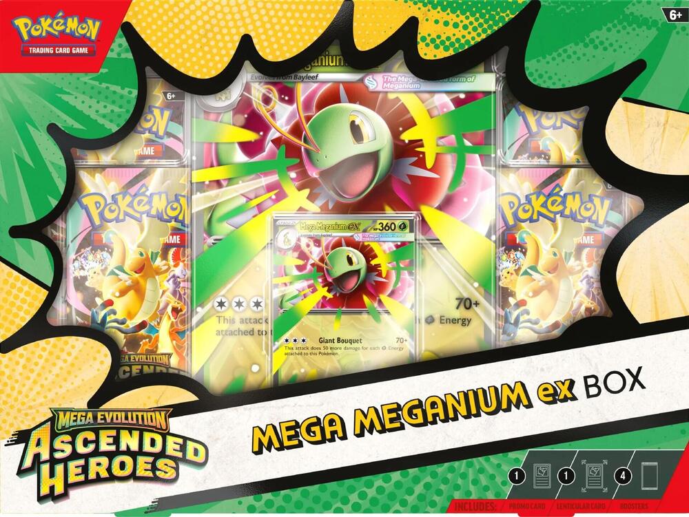 Ascended Heroes Mega Meganium ex Box Pokémon card