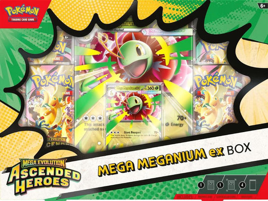 Ascended Heroes Mega Meganium ex Box Pokémon card