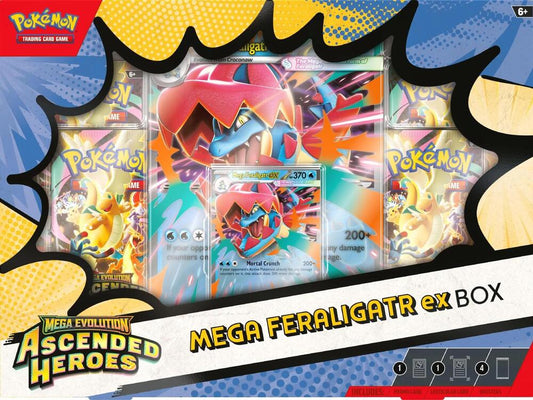 Ascended Heroes Mega Feraligatr ex Box Pokémon card