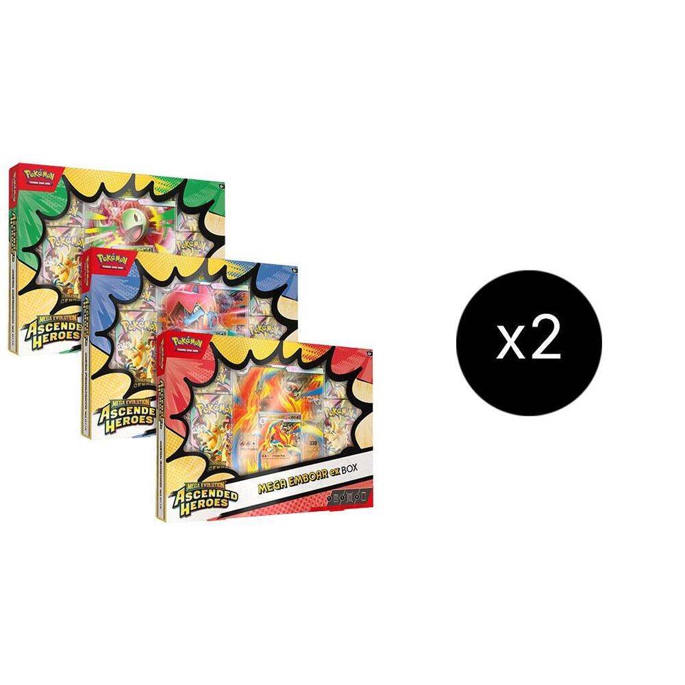 Ascended Heroes Mega ex Boxes Case Pokémon card