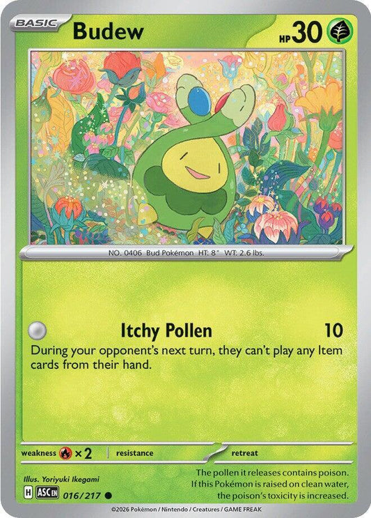 Budew - 016/217 016/217 Common Ascended Heroes Pokémon card