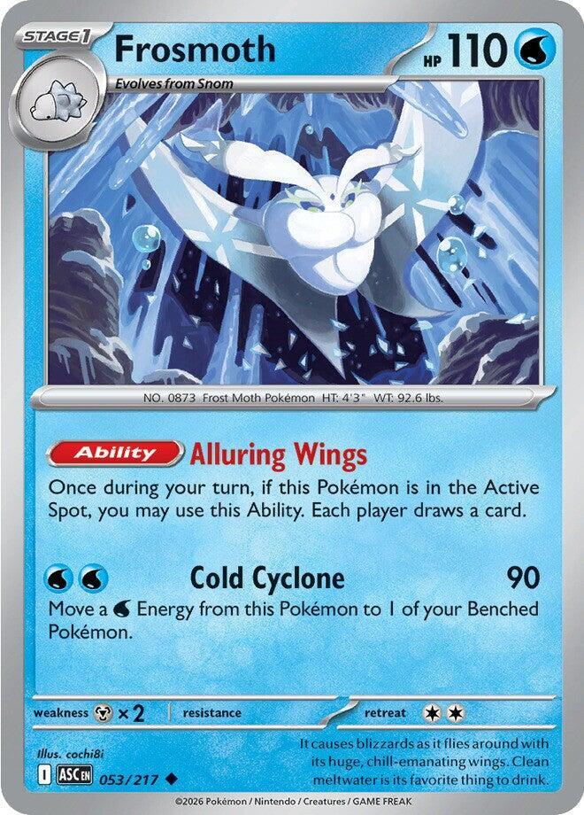Frosmoth 053/217 Uncommon Ascended Heroes Pokémon card