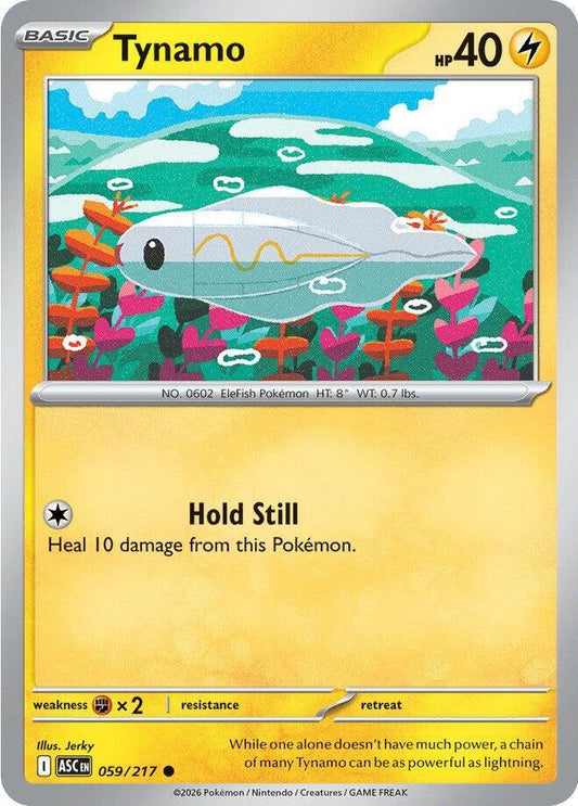Tynamo 059/217 Common Ascended Heroes Pokémon card