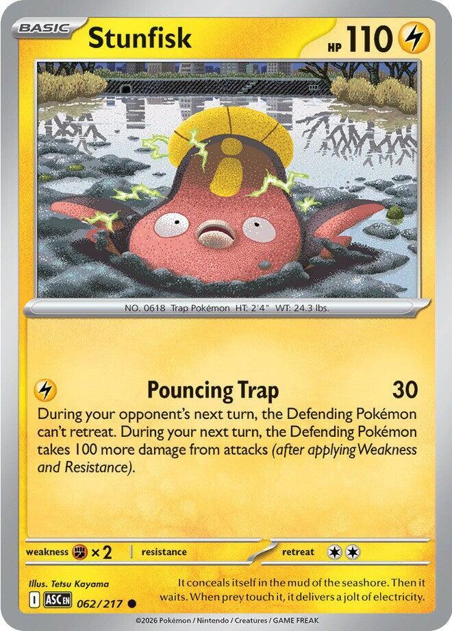Stunfisk - 062/217 Common ME: Ascended Heroes