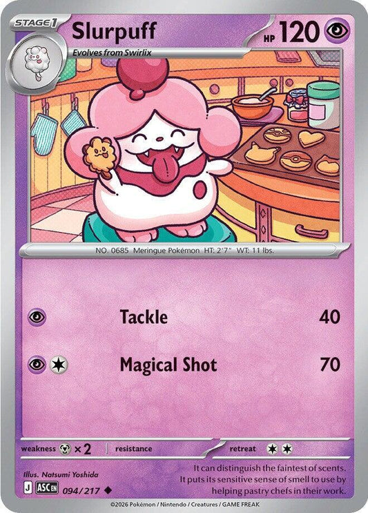 Slurpuff - 094/217 094/217 Uncommon Ascended Heroes Pokémon card