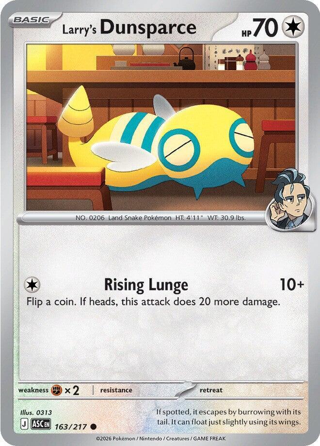 Larry's Dunsparce - 163/217 Common ME: Ascended Heroes