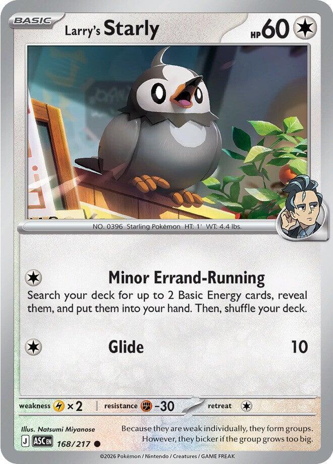 Larry's Starly - 168/217 Common ME: Ascended Heroes