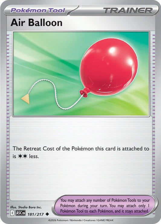 Air Balloon 181/217 Uncommon Ascended Heroes Pokémon card