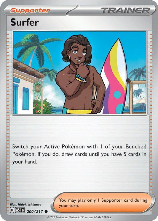 Surfer - 200/217 200/217 Common Ascended Heroes Pokémon card