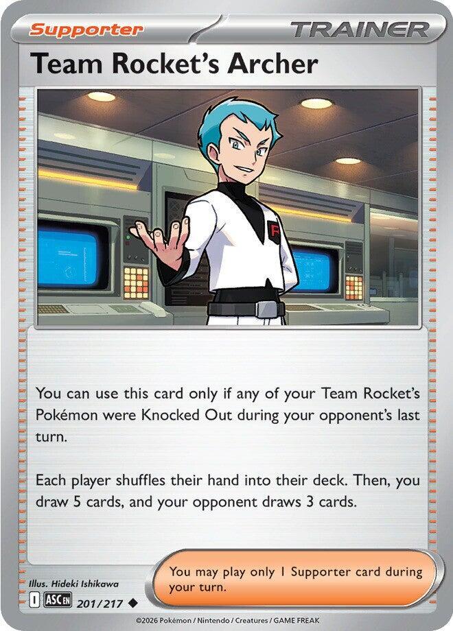 Team Rocket's Archer 201/217 Uncommon Ascended Heroes Pokémon card