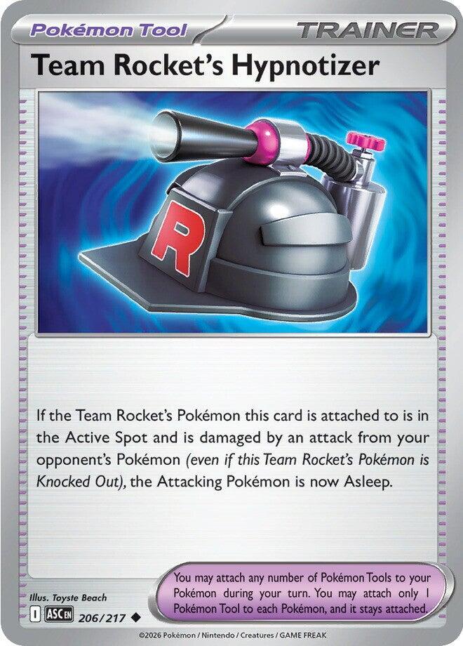 Team Rocket's Hypnotizer 206/217 Uncommon Ascended Heroes Pokémon card