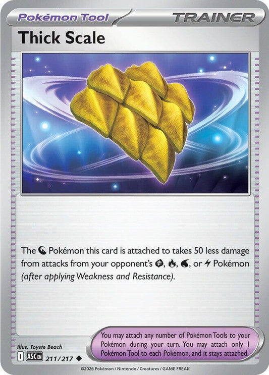 Thick Scale 211/217 Uncommon Ascended Heroes Pokémon card