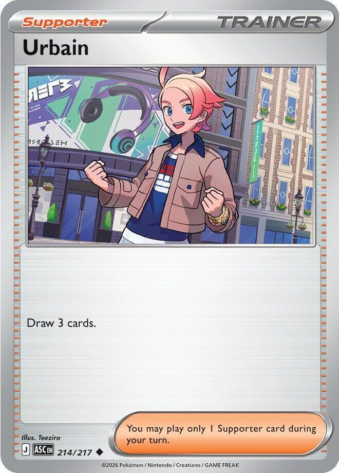 Urbain 214/217 Uncommon Ascended Heroes Pokémon card