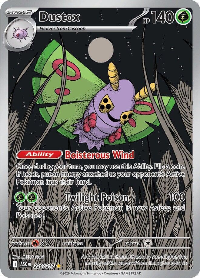 Dustox - 220/217 220/217 Illustration Rare Ascended Heroes Pokémon card