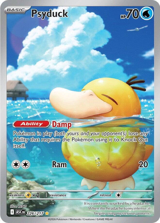 Psyduck - 226/217 226/217 Illustration Rare Ascended Heroes Pokémon card