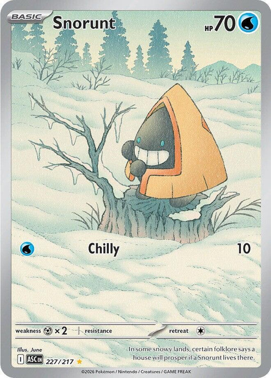 Snorunt - 227/217 227/217 Illustration Rare Ascended Heroes Pokémon card