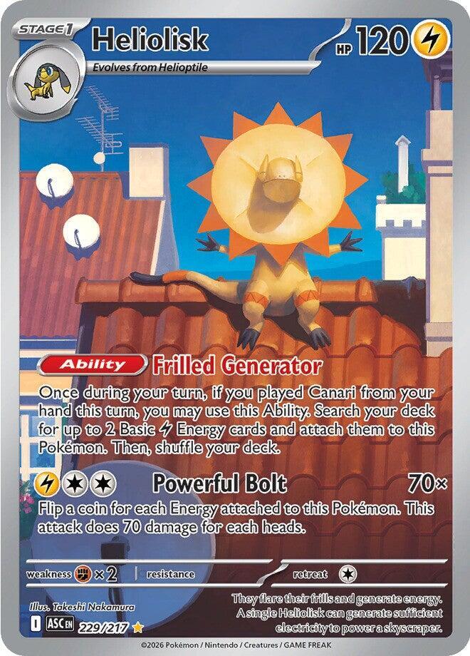 Heliolisk - 229/217 229/217 Illustration Rare Ascended Heroes Pokémon card