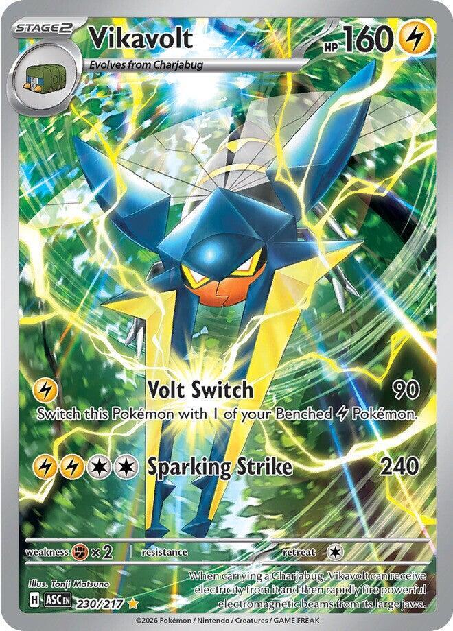 Vikavolt - 230/217 230/217 Illustration Rare Ascended Heroes Pokémon card