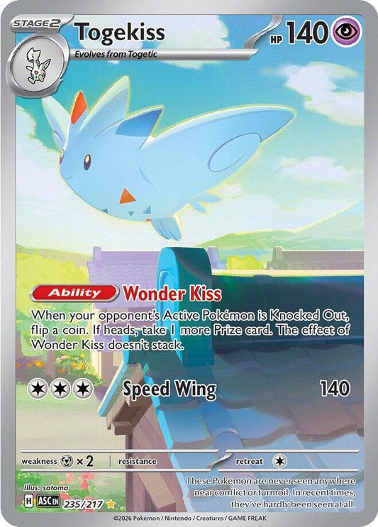 Togekiss - 235/217 235/217 Illustration Rare Ascended Heroes Pokémon card