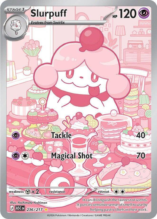 Slurpuff - 236/217 236/217 Illustration Rare Ascended Heroes Pokémon card