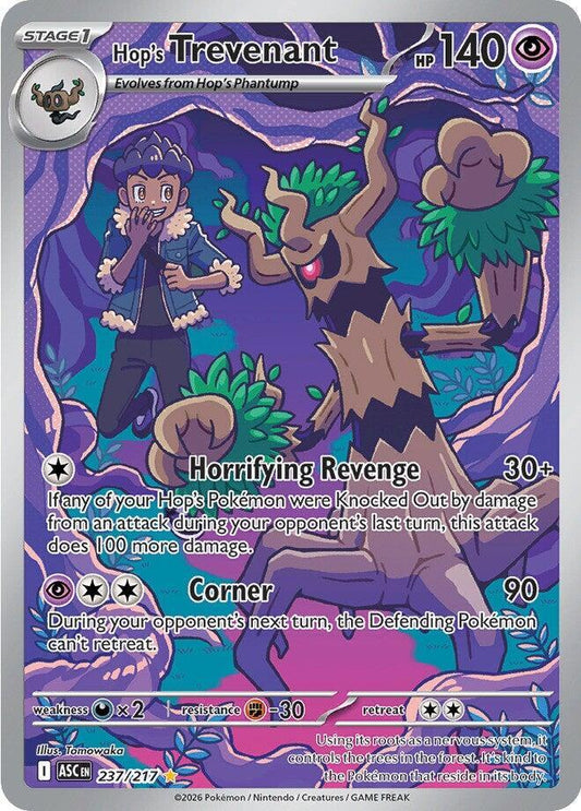 Hop's Trevenant - 237/217 237/217 Illustration Rare Ascended Heroes Pokémon card