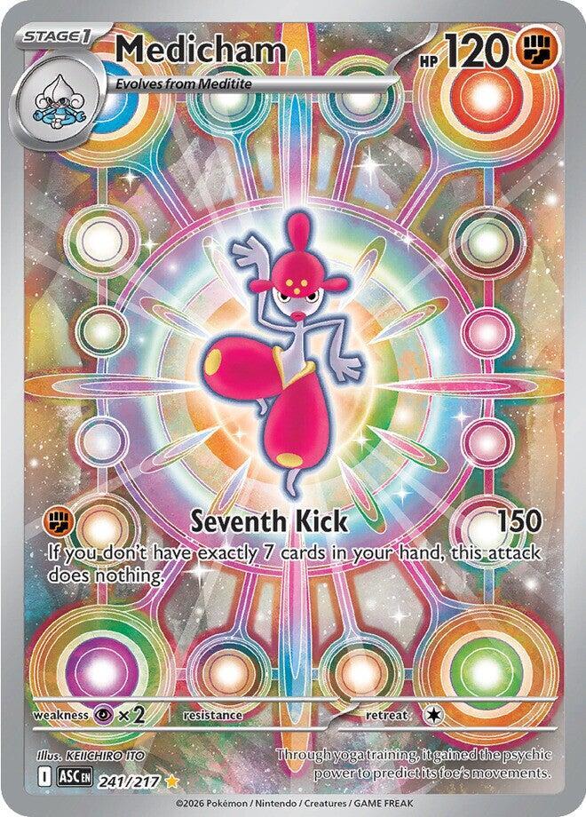 Medicham - 241/217 241/217 Illustration Rare Ascended Heroes Pokémon card
